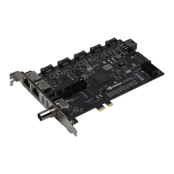 Nvidia QUADRO SYNC II Quick Start Manual