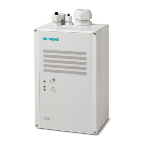 Siemens AD1-C11 Quick Manual