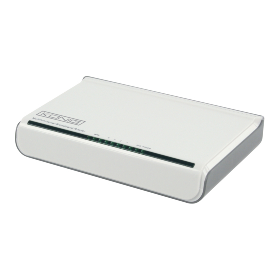 König Electronic CMP-ROUTER13 Manual