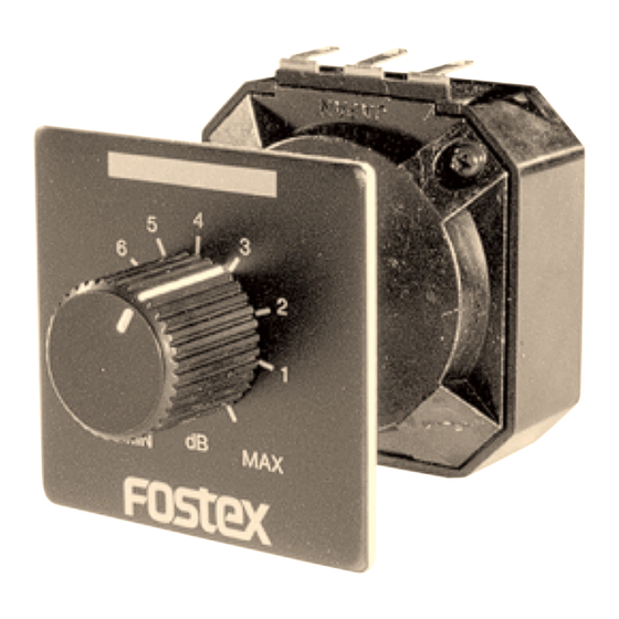Fostex R100T Specifications