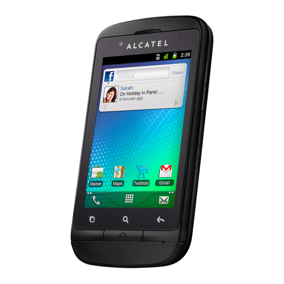 Alcatel One Touch 918A Manuals