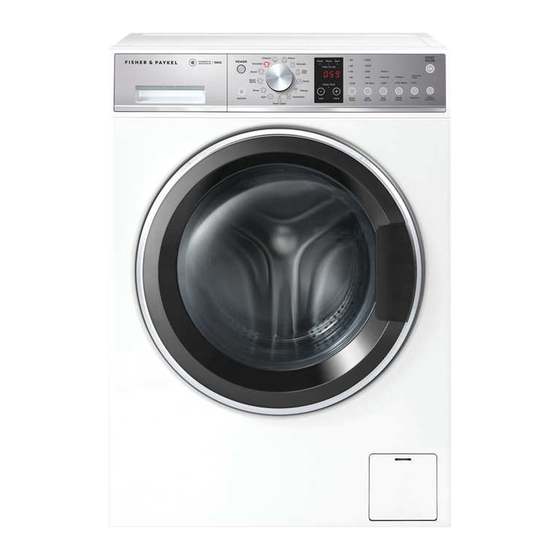 Fisher & Paykel WH1060P1 Manuals
