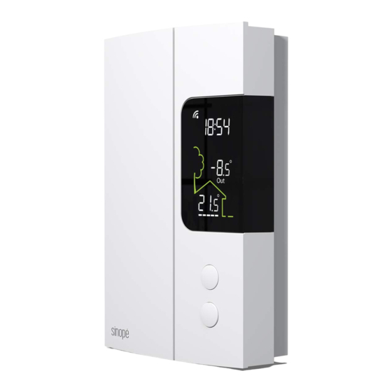 Sinope TH1123ZB-G2 Installation Manual