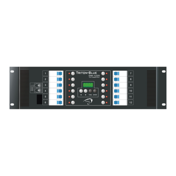 Triton Blue DM-1225 User Manual