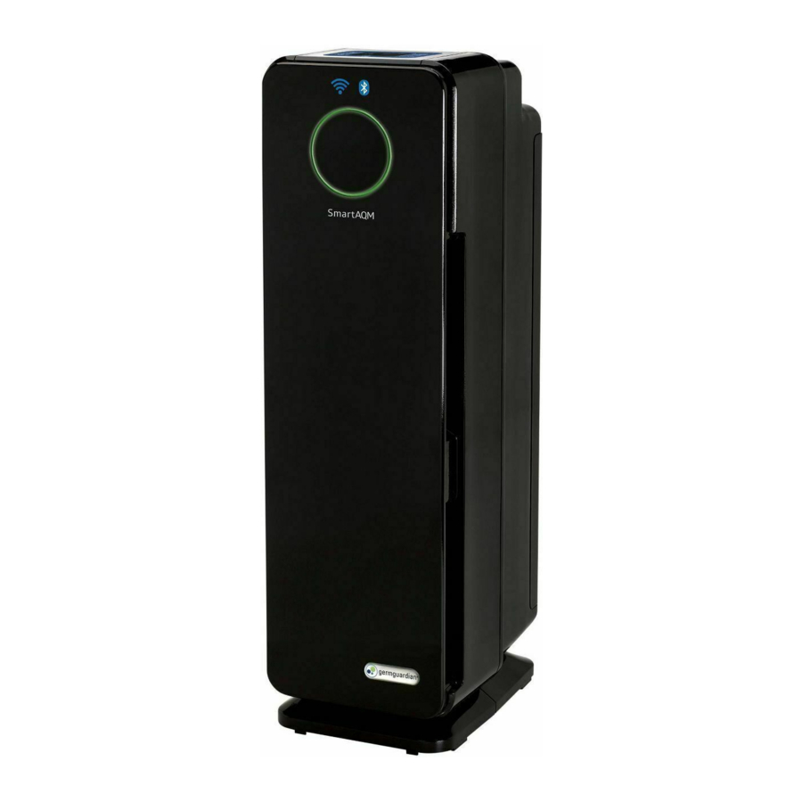 Guardian CDAP4500 - Germ Guardian 22" Smart Air Purifier with HEPA Filter, Wi-Fi Control, UV-C Sanitizer and Odor Reduction Manual
