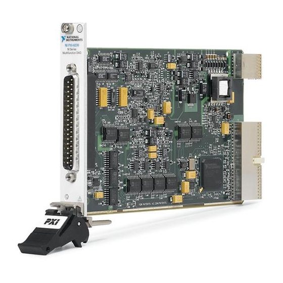 National Instruments NI 6230 User Manual