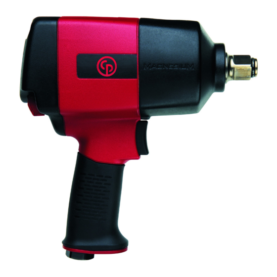 Chicago Pneumatic CP8072 Series Operator's Manual