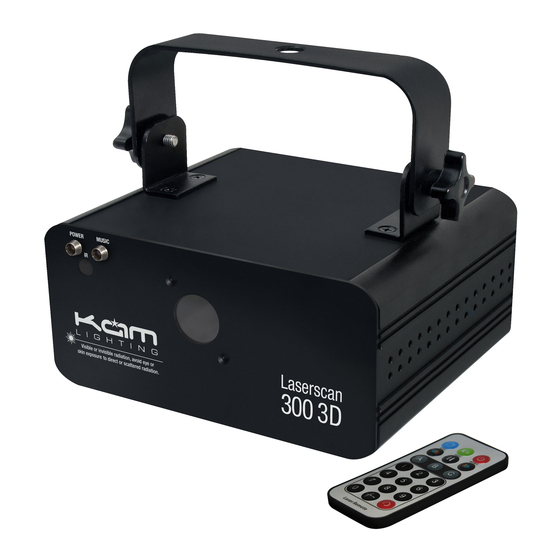 KAM Laserscan 300 3D Instruction Manual