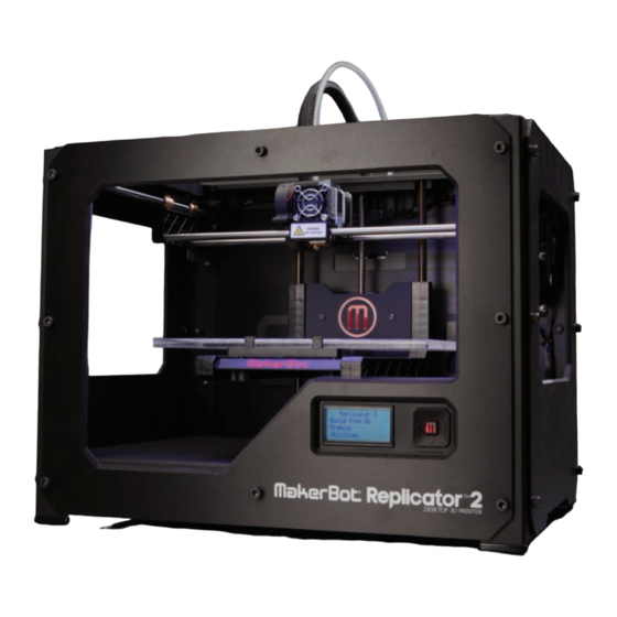 MakerBot Replicator 2 User Manual