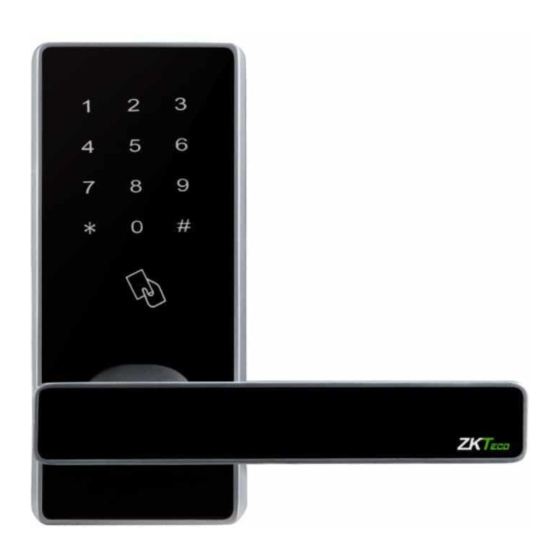 ZKTeco DL30DB Digital Lock Manuals