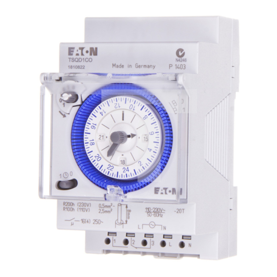 Eaton TSSD1CO Manual