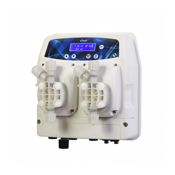 User Manuals: Etatron eTwin Dual Dosing Pump