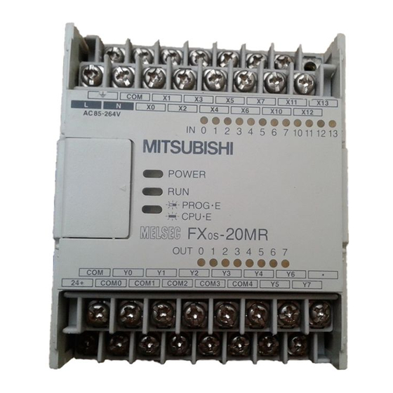 Mitsubishi FX0S Series Manuals