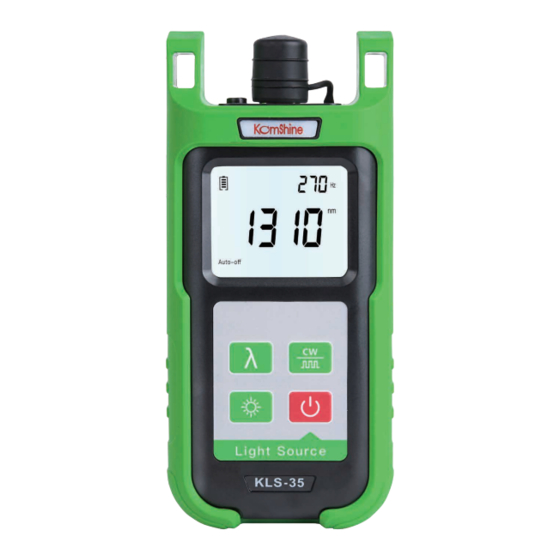 Komshine KLS-35m Instruction Manual