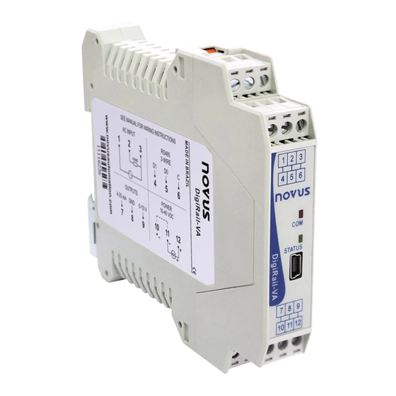 Novus DigiRail-VA User Manual