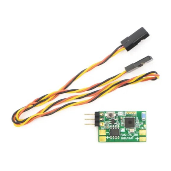FrSky FAS7 ADV Instruction Manual