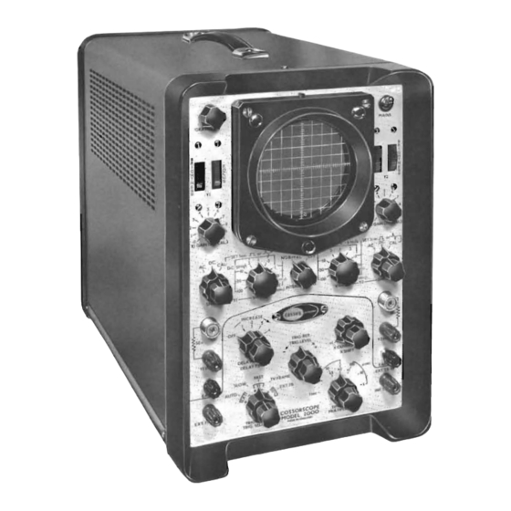 Cossor Instruments COSSORSCOPES Manual