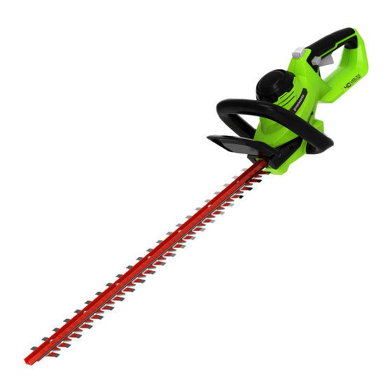 GreenWorks HT40B00 Operator's Manual