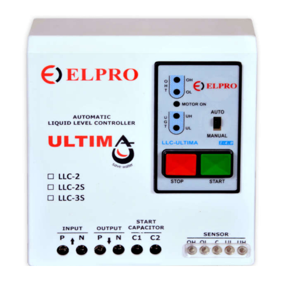 ELPRO ULTIMA LLC-2 Operating Manual