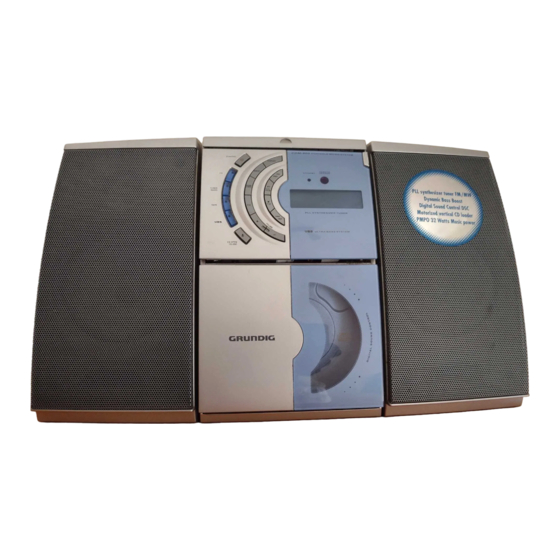 Grundig CDM 800 User Manual