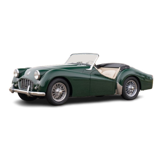 Triumph TR3 Instruction Book