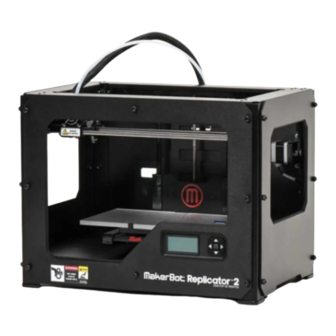 MakerBot Replicator 2 Quick Start Manual