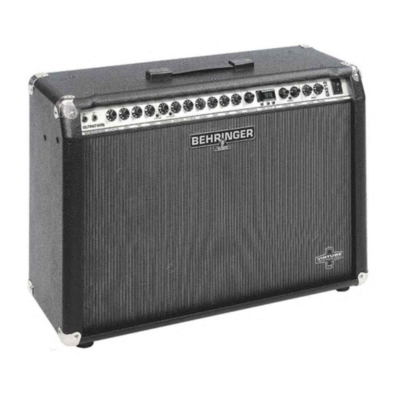 Behringer Ultratwin GX212 User Manual