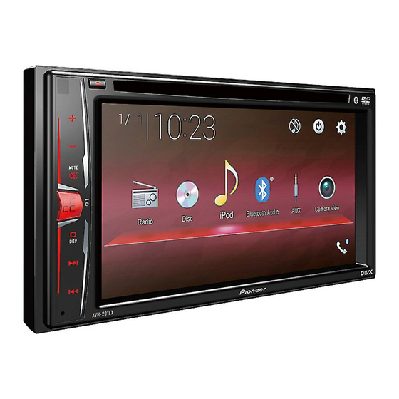 Pioneer AVH-201EX Manuals