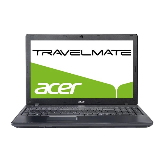 Acer TravelMate P453-MG Manuals