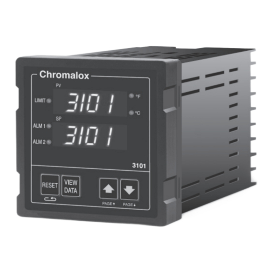 Chromalox 3101 Temperature Controller Manuals