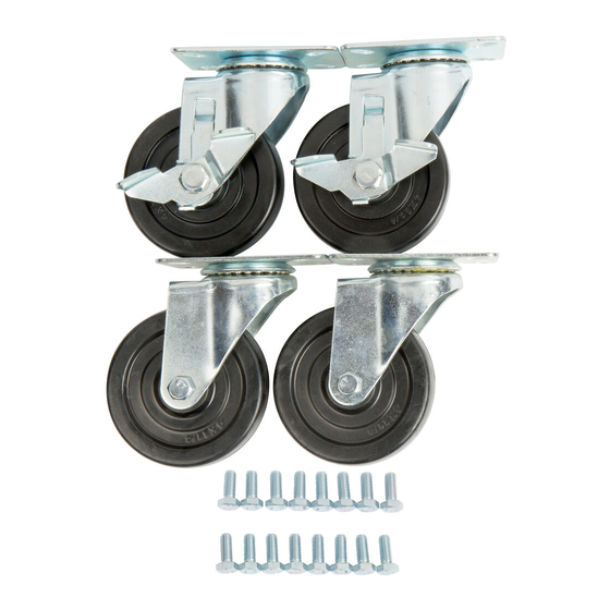 Avantco Casters Assembly Instructions