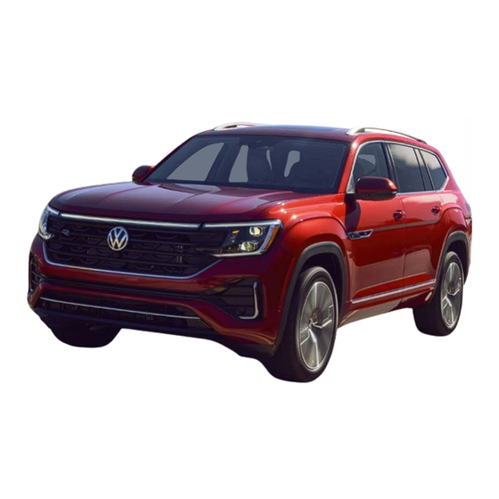 Volkswagen Atlas 2024 Quick Start Manual