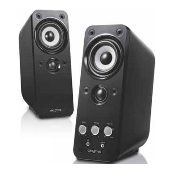 Creative GIGAWORKS T20 II - QUICKSTART FRONT Quick Start Manual