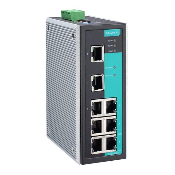 Moxa Technologies EtherDevice EDS-405A Series Hardware Installation Manual