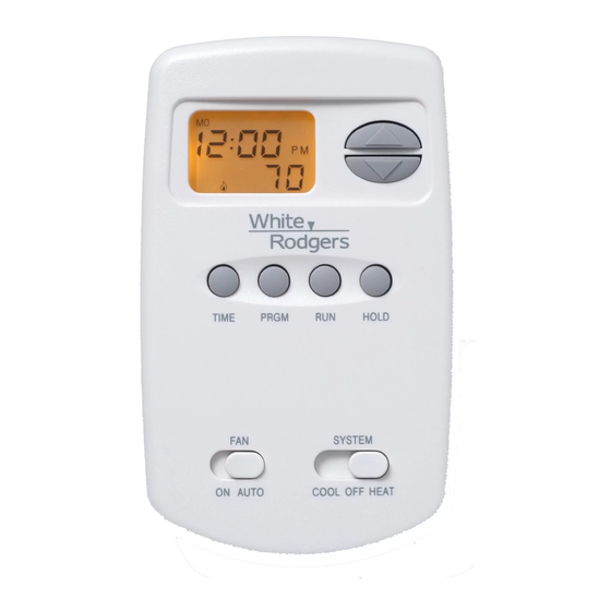 White Rodgers 1E78 Installation Instructions
