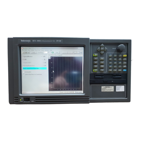 Tektronix RFA300A User Manual