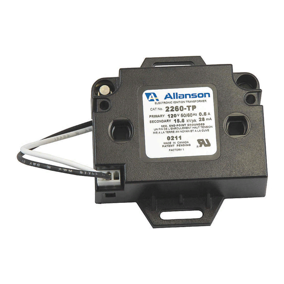 Allanson 2260-TP Instruction Manual