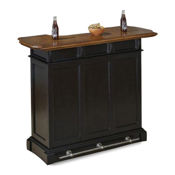 Homestyles 500-991 Bar Indoor Furnishing Manuals