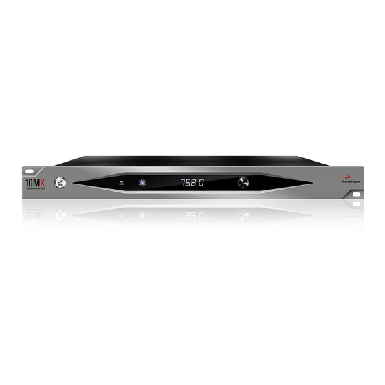Antelope 10MX User Manual
