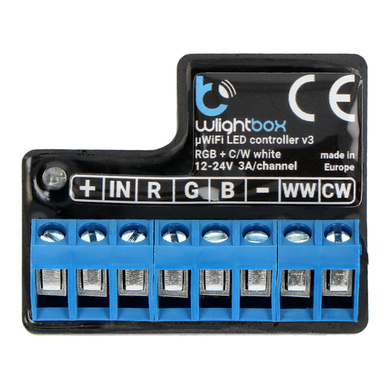 BleBox wLightBox v3 User Manual