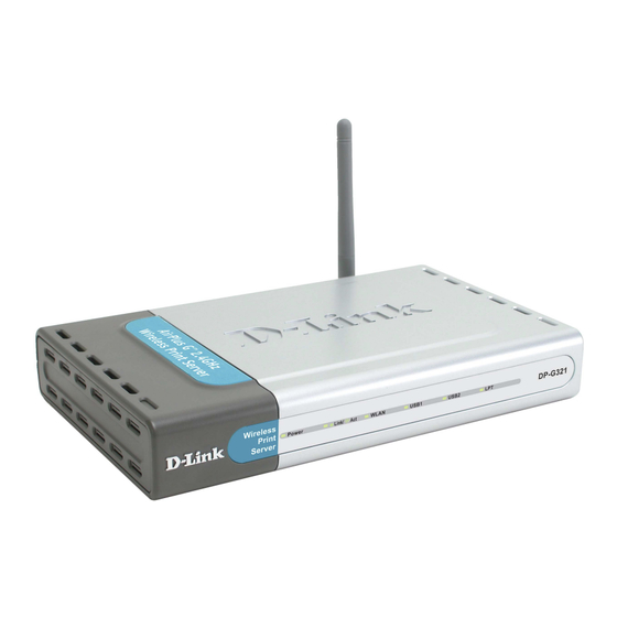 D-Link AirPlus G DP-G321 Quick Installation Manual