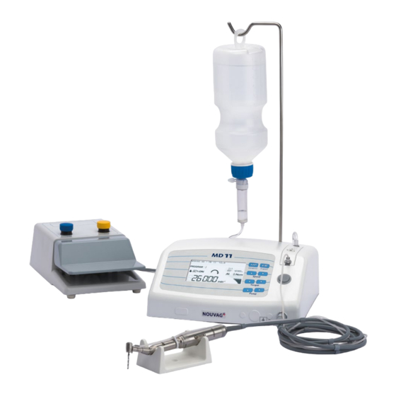 Nouvag MD 11 Instructions For Use Manual