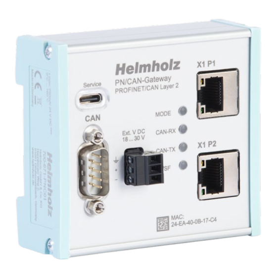 Helmholz 700-671-PNC01 Quick Start Manual
