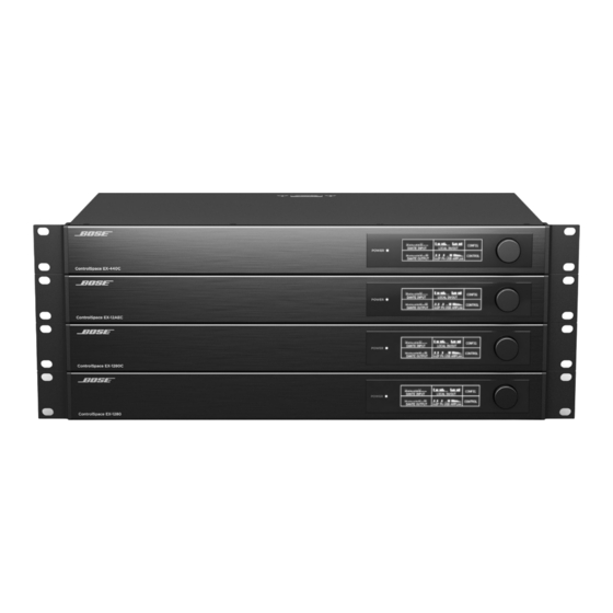 Bose Professional ControlSpace EX-1280 Manuals