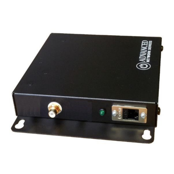 ADVANCED Network Devices ZONE-LO Quick Start Manual