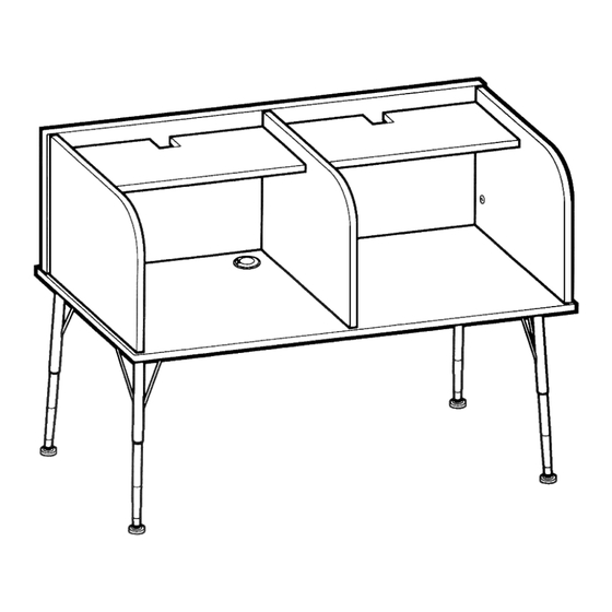 Ironwood CSS COMPUTER CARREL Assembly Instructions Manual