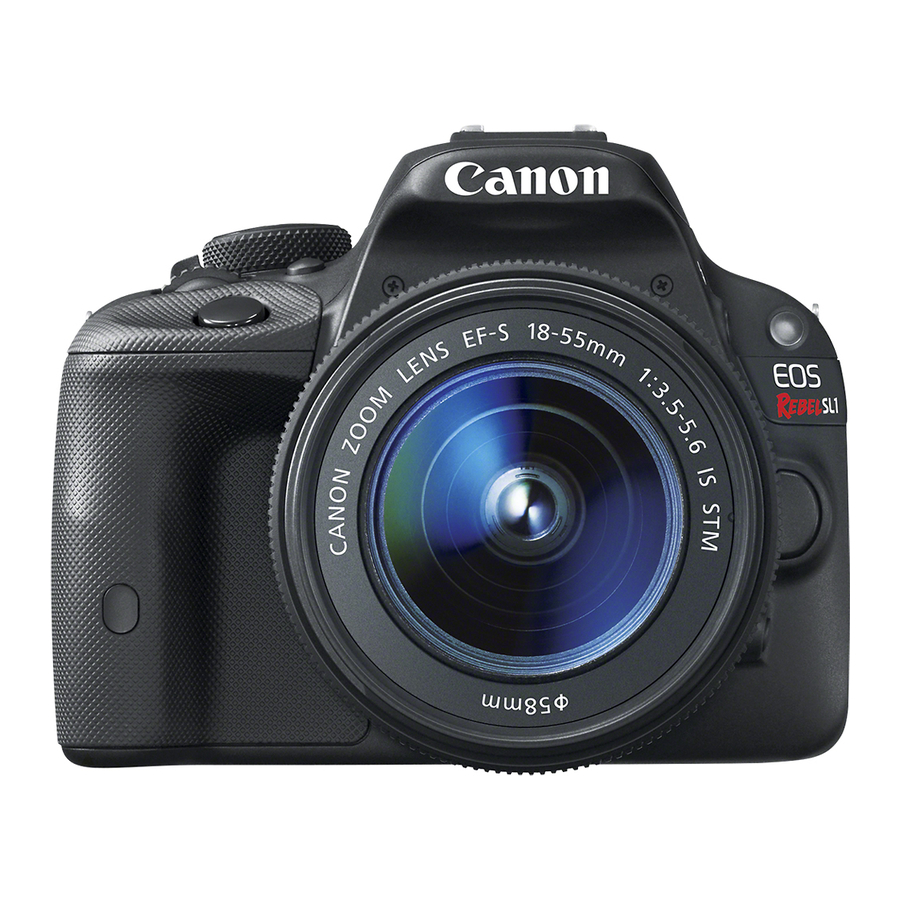 Canon EOS Rebel SL1 18-55mm IS STM Kit Reference Manual