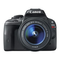 Canon EOS Rebel SL1 18-55mm IS STM Kit Instruction Manual