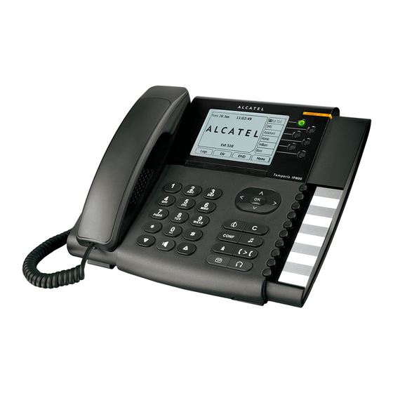 Alcatel Temporis IP 800 Quick Start Manual