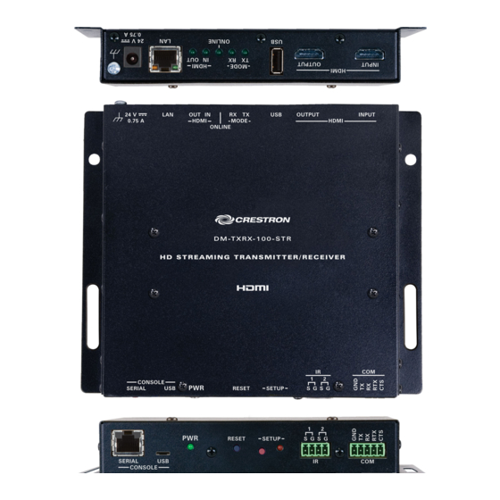 Crestron DM-TXRX-100-STR Do Manual